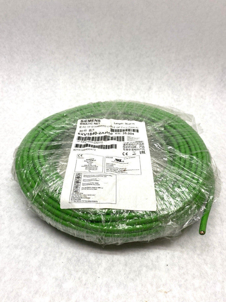 Siemens 6XV1840-2AH10 Simatic Net IE FC TP Standard Cable GP 2x2 35m