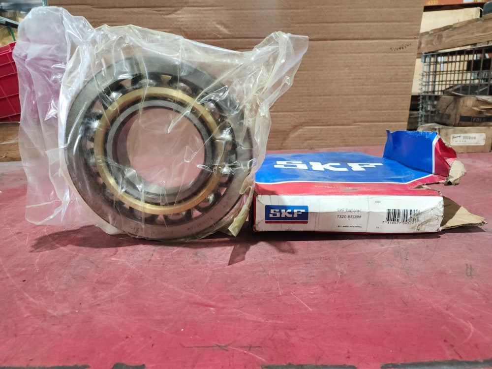 NEW IN BOX SKF ANGULAR CONTACT BALL BEARING 7320 BECBM