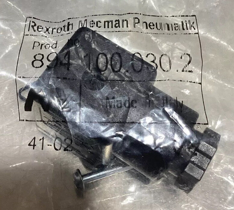Rexroth Mecman Pneumatik 894.100.030.2 Connector Valve Plug, NOS Surplus