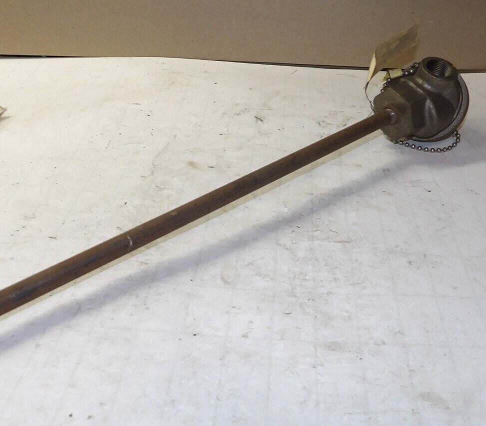 NEW CONSOLIDATED CONTROLS TYPE J THERMOCOUPLE 18"  J14C-6-25-18-AH