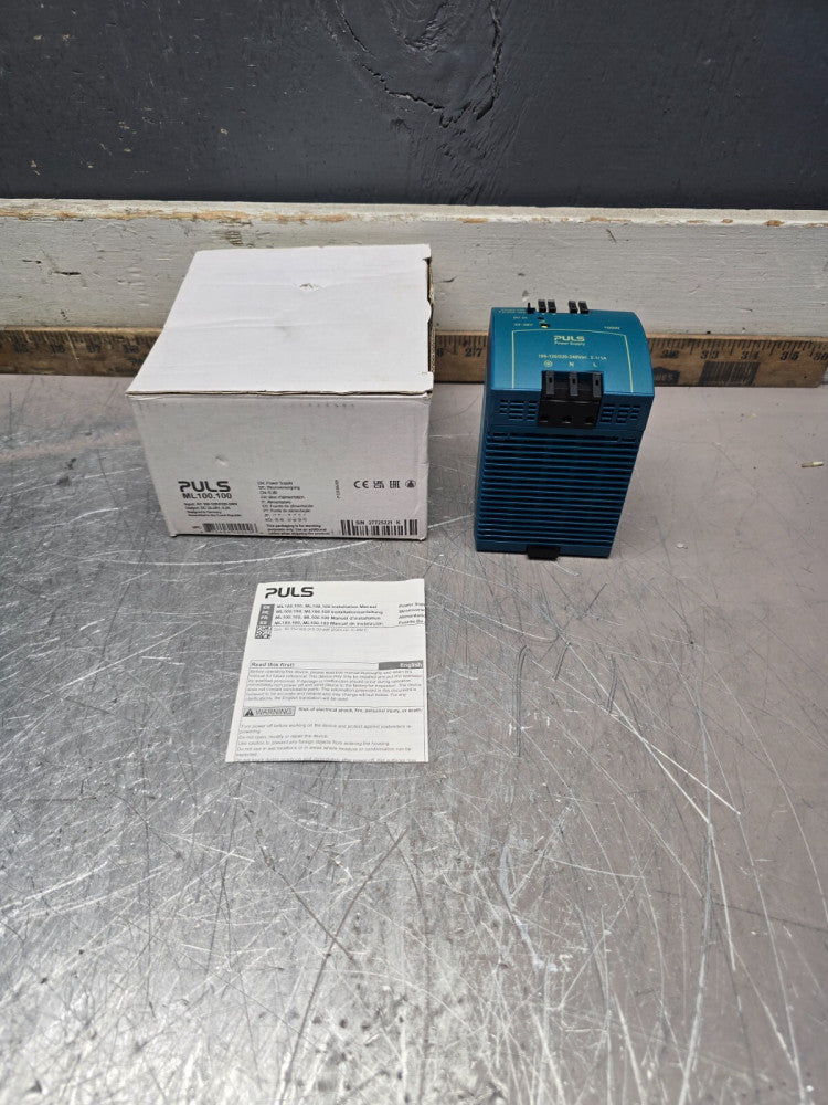 PULS ML100.100  POWER SUPPLY INPUT:100-120/220-240V,24-28V OUTPUT,NEW IN BOX!