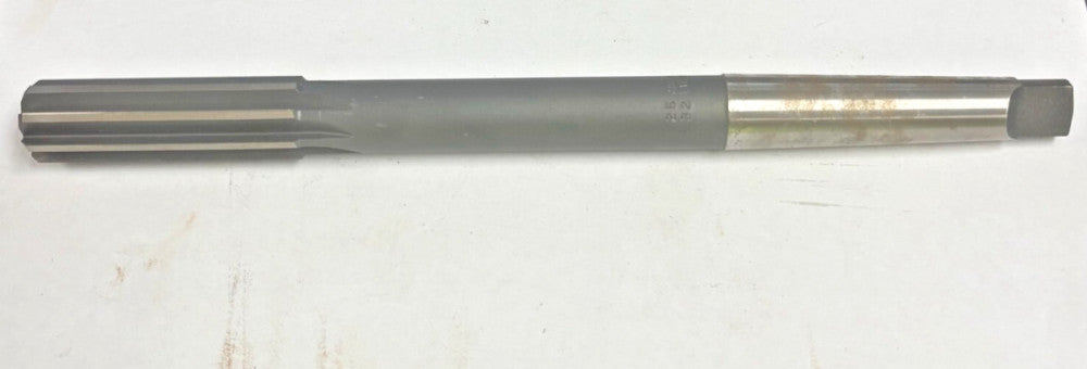 CHICAGO LATROBE STRAIGHT REAMER, #3 MORSE TAPER, 8-FLUTE, SIZE 25/32"