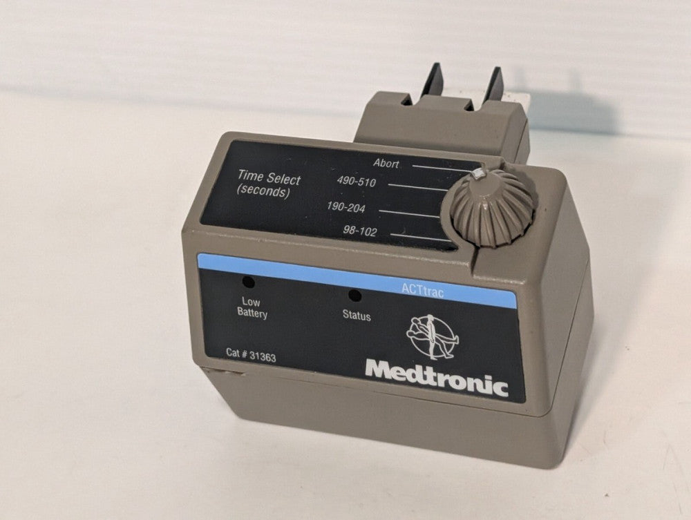Medtronic 31363 Electronic Control ACTtrac Coag Analyzer with Case  for Act Plus