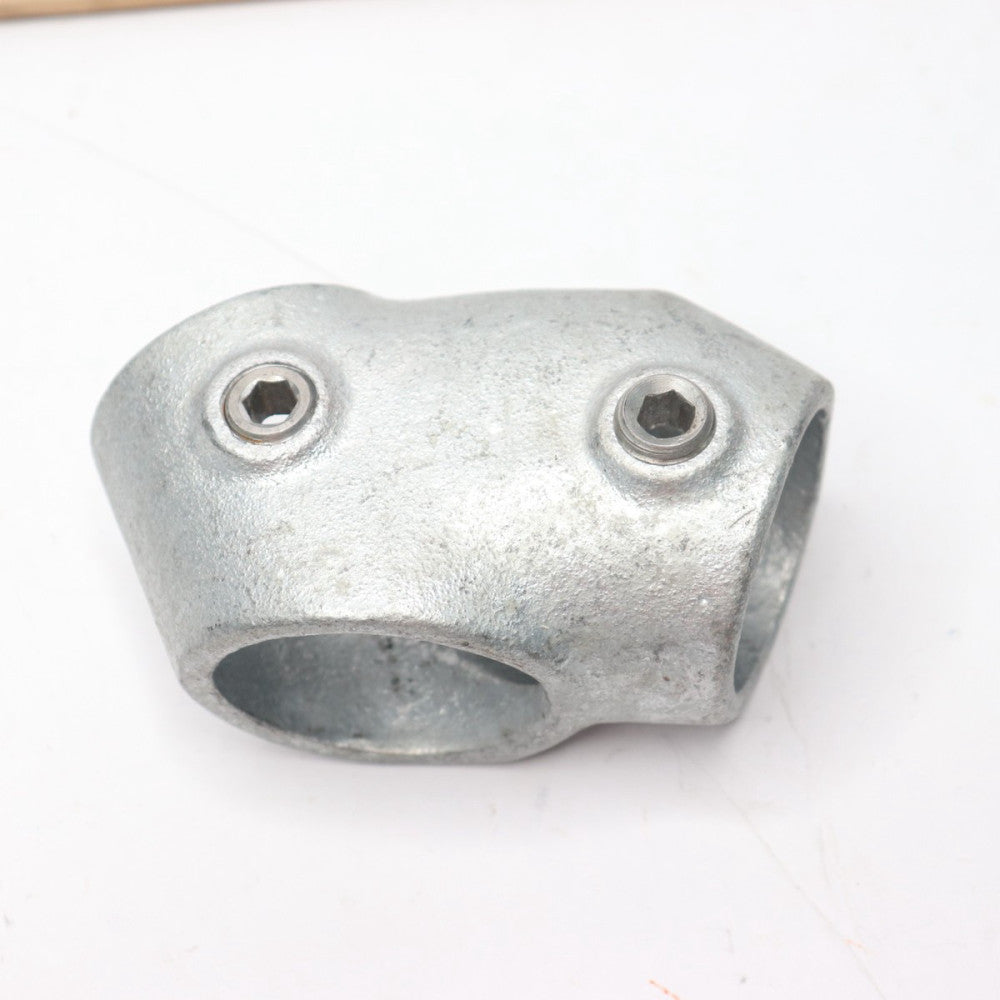 T-Connector Connecting Component Strut Profile Round Tube Galvanized 2"
