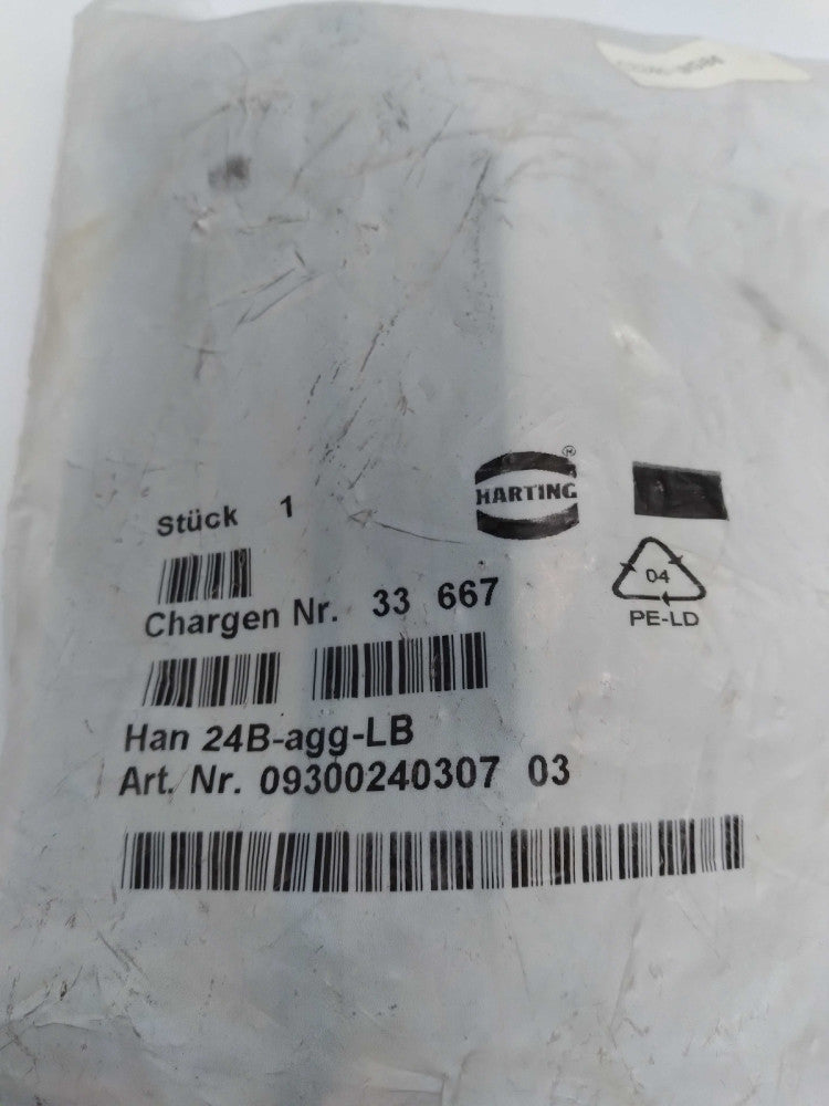 Harting HAN 24B-AGG-LB Latching Lever Housing 09300240307 03 