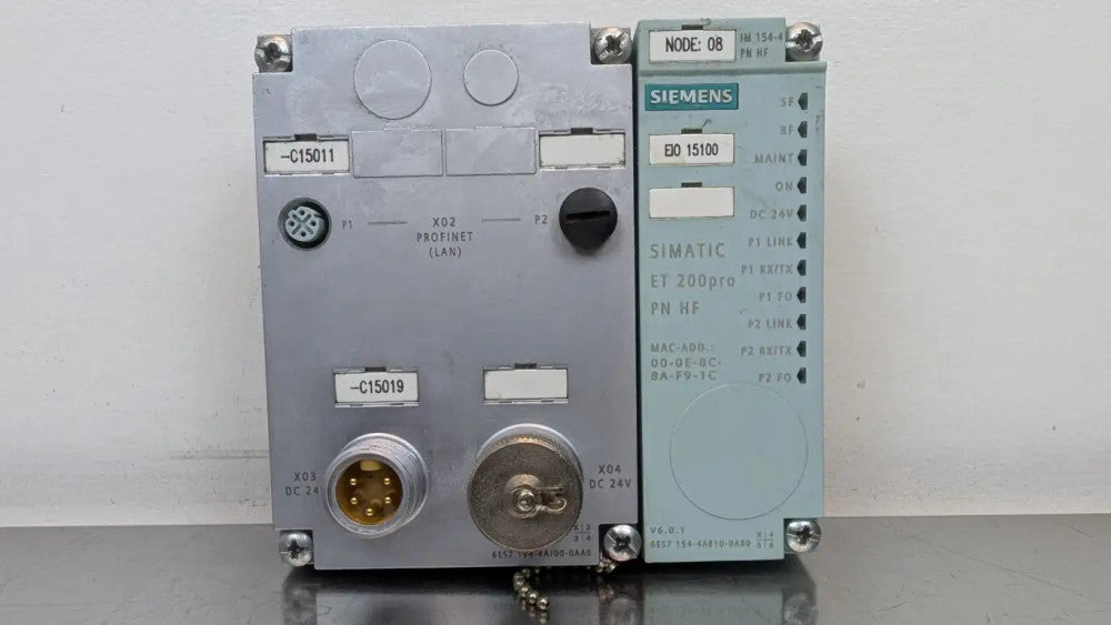 Siemens 6ES7 194-4AJ00-0AA0 Interface Module 6ES7 154-4AB10-0AB0 Rev V6.0.1 ET 2