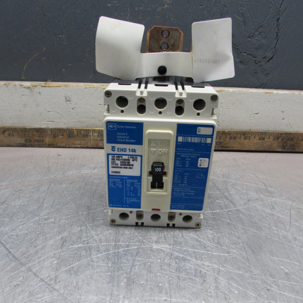Eaton /Cutler Hammer EHD3100  ,CIRCUIT BREAKER ,3P/100A/480V , MAKE OFFER!