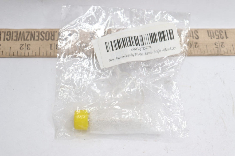 HumanFriendly Sample Storage with Mixing Tool Cap Refillable Clear 3ml