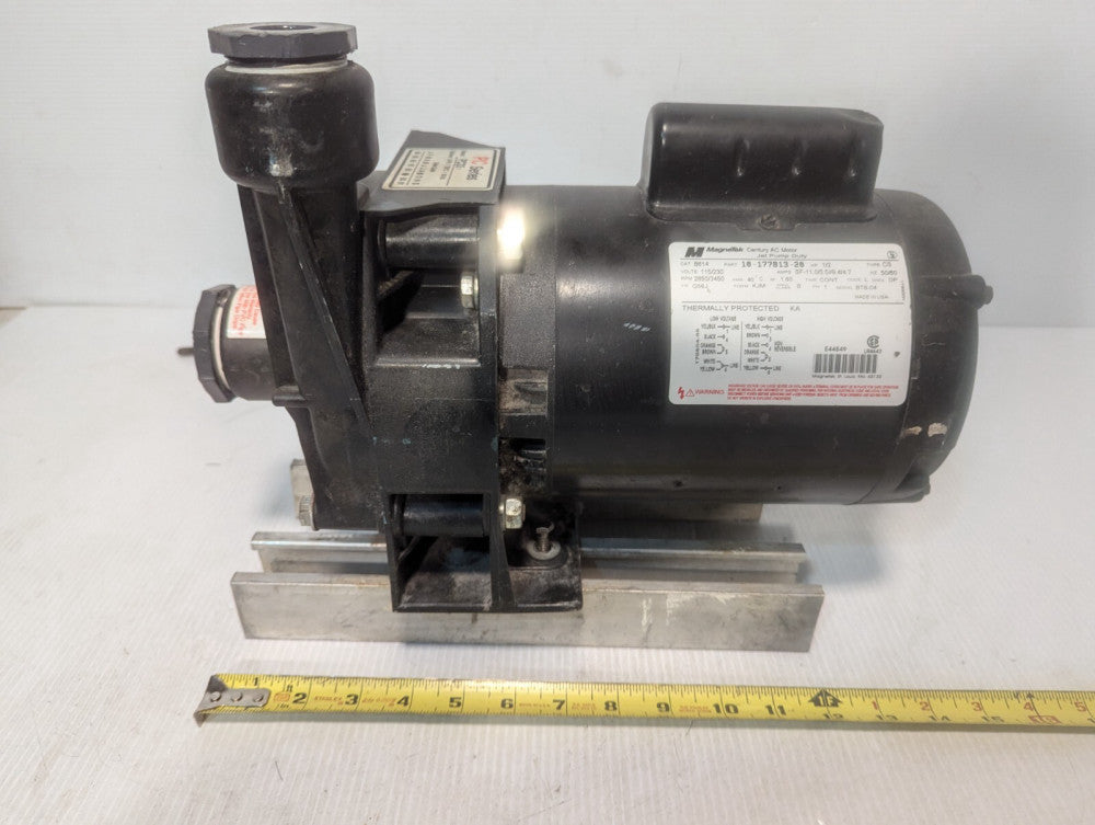 Magnetek PC33R, 10-177813-20 Motor 1/2HP Jet Pump Duty 115/230VAC