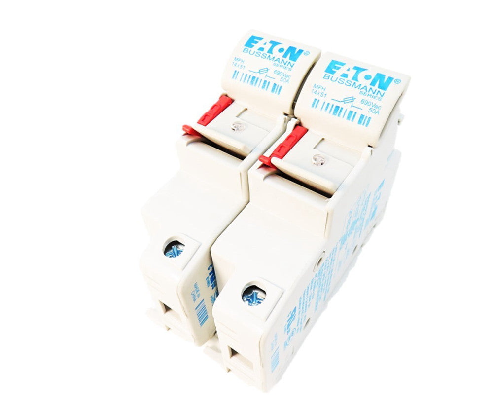 Eaton  14x51  CH142B CH142DU Bussmann 2 Pole 50A Cyl Fuse Holder  NEW NO BOX