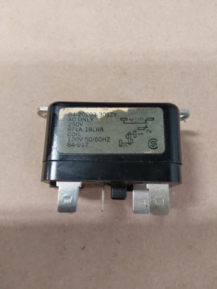 RBM/HONEYWELL 84-20203-301ZY Control-Power Relay 250V Coil 120V 50/60HZ