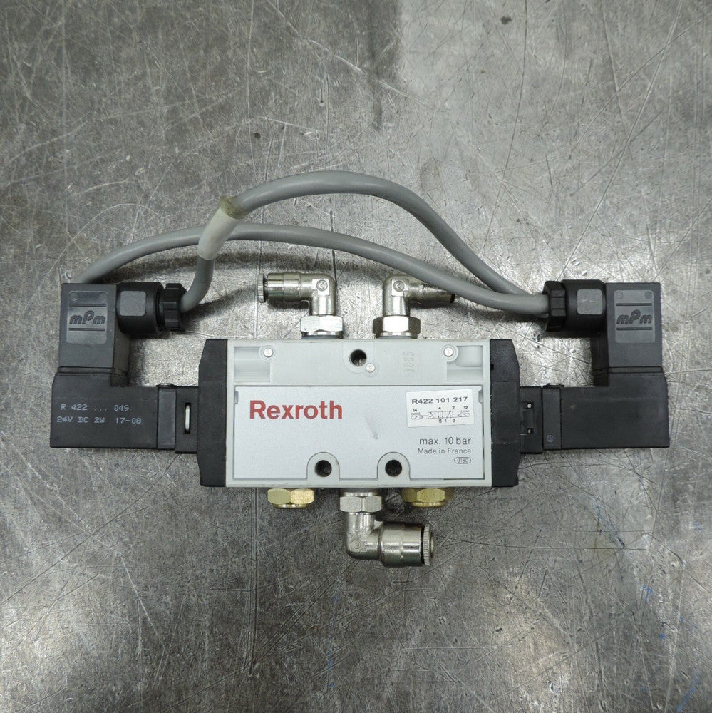 Rexroth R422101217 Pneumatic Directional Valve 10 Bar 24v DC Fits AGFA Printer