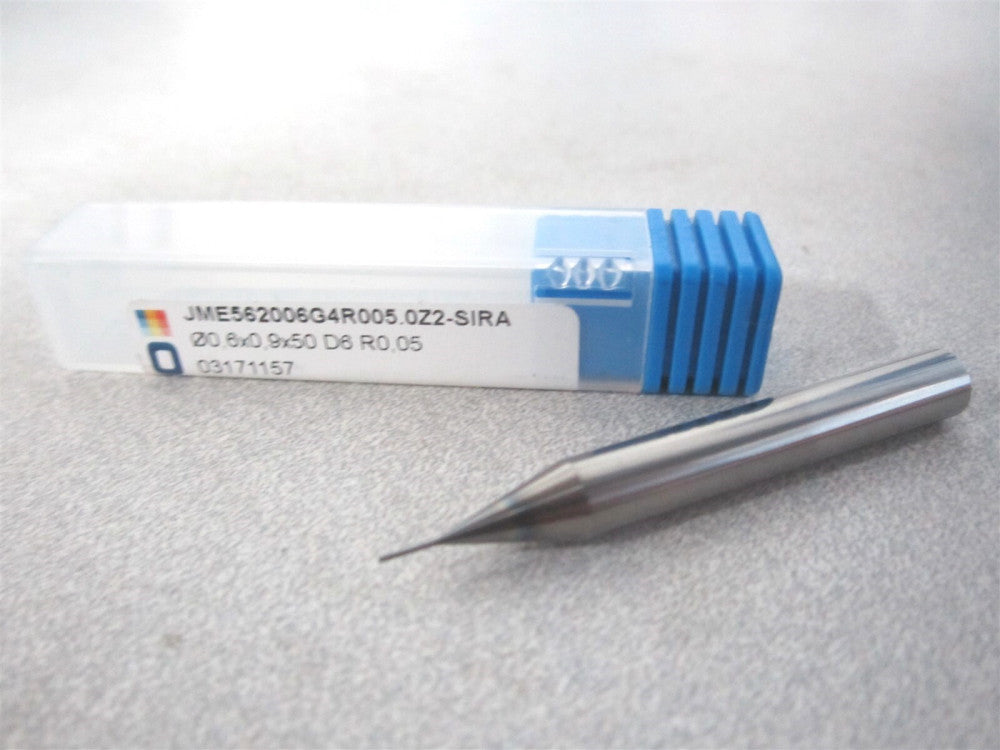 Seco (03171157) 0.05mm x 50.00mm OAL Solid Carbide 2Fl Corner Radius End Mill 