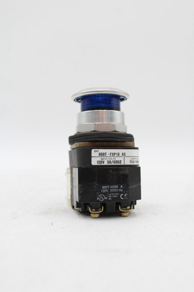 Allen-Bradley 800T-FXP16 A5 Blue Mushroom Head Push Button