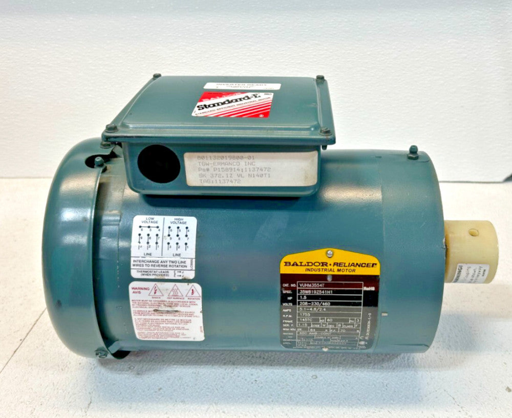 Baldor VUHM3554T 1.5HP 208-230/460 1755 RPM 145TC 3PH