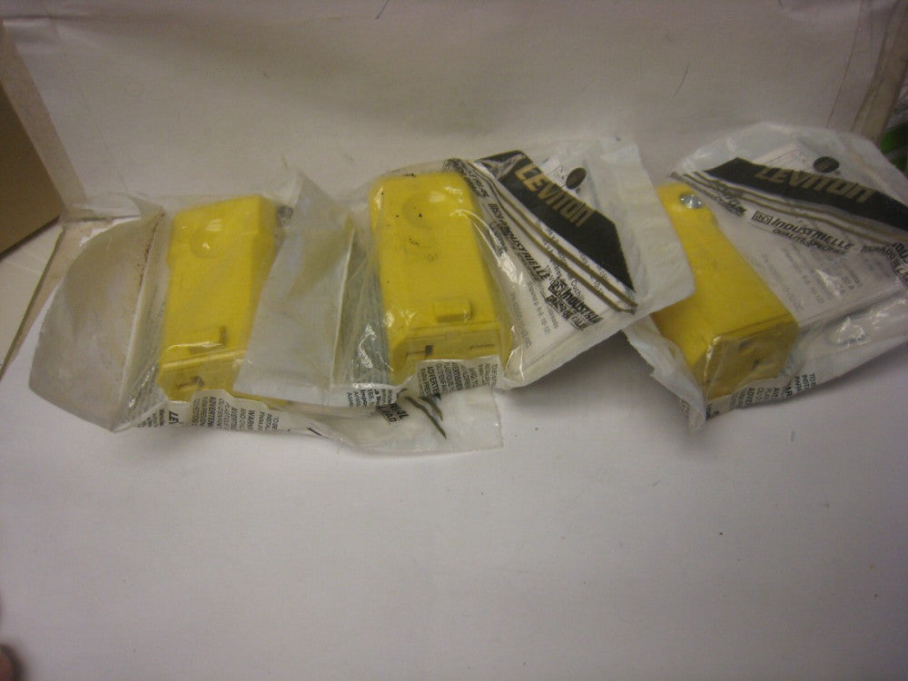 3 yes all 3 Leviton 2-Pole 3-Wire Grounding Connector 081-5459VY