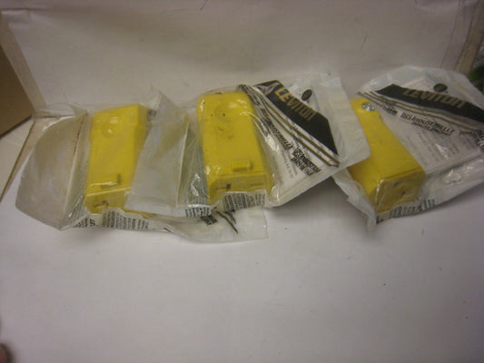 3 yes all 3 Leviton 2-Pole 3-Wire Grounding Connector 081-5459VY