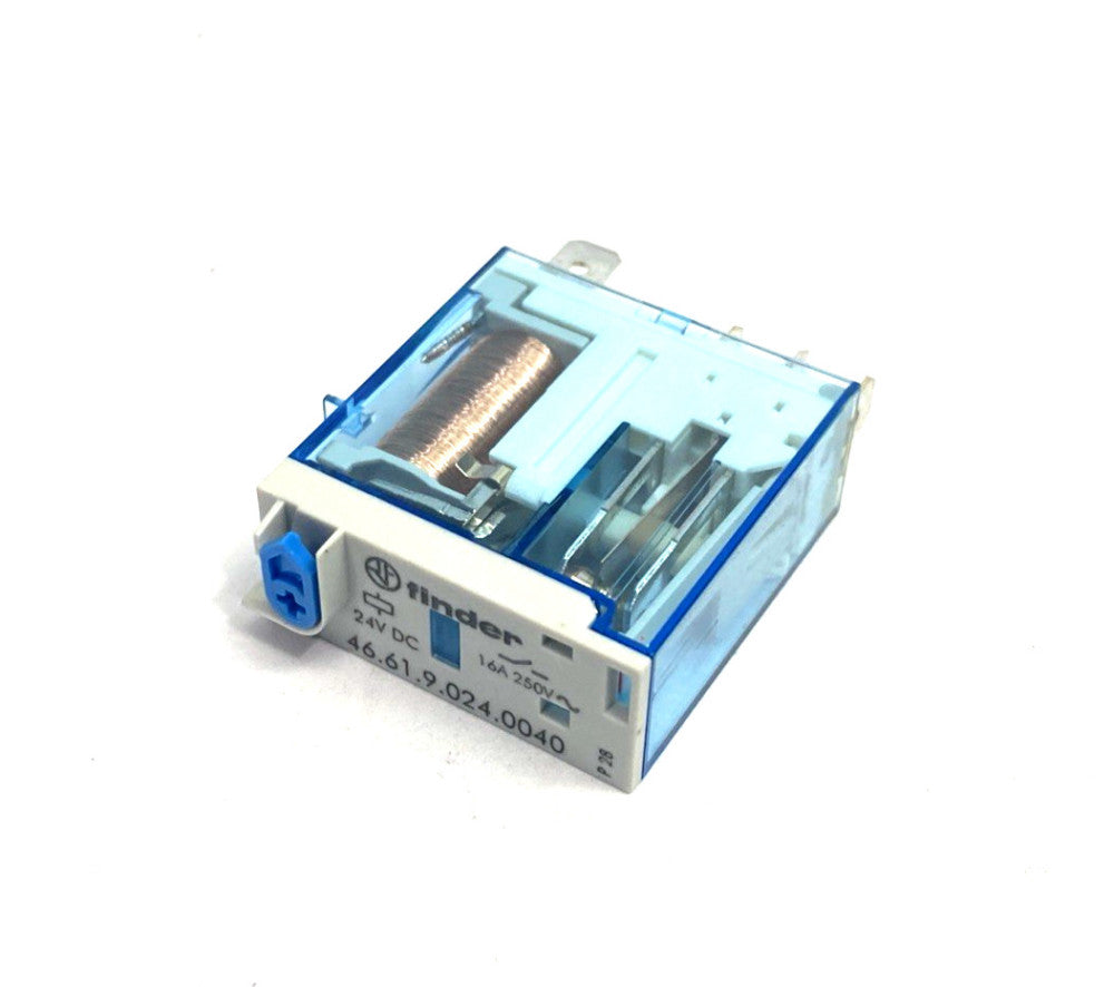 Finder 46.61.9.024.0040 Miniature Plug-In Relay SPDT, 16A, 24VDC, 250VAC