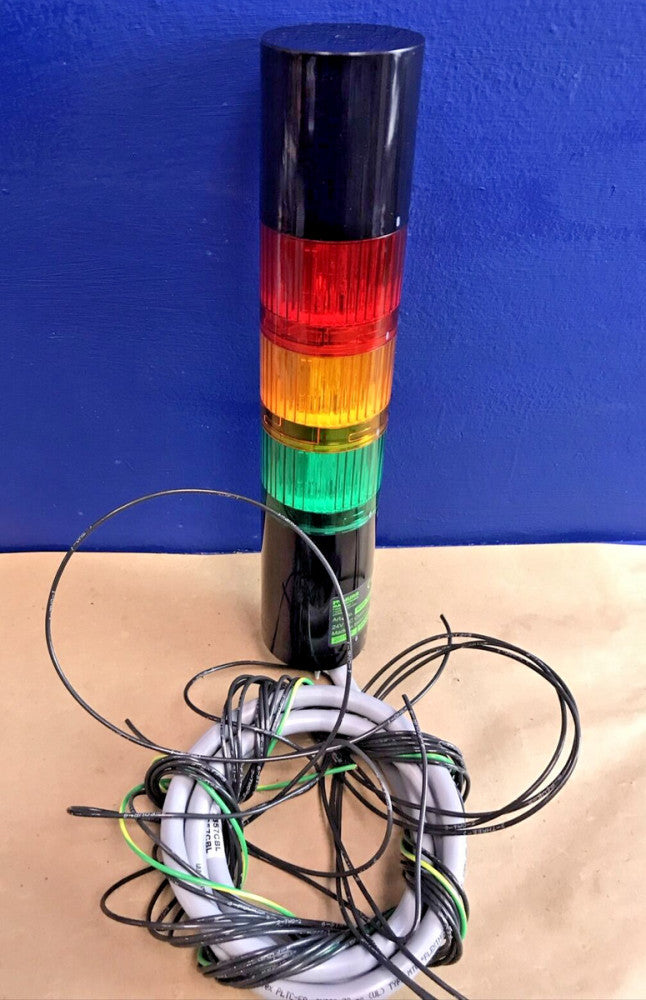 Murr 4000-76050-1100002 Tower Light Base with Red, Green, & Amber Stack Lights