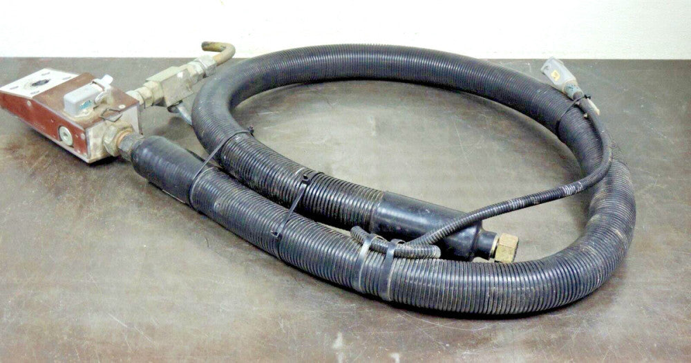 SCA Schucker 0433.0727 Hot Melt Glue Heated Hose with 0689.0211 Valve 0670.0129