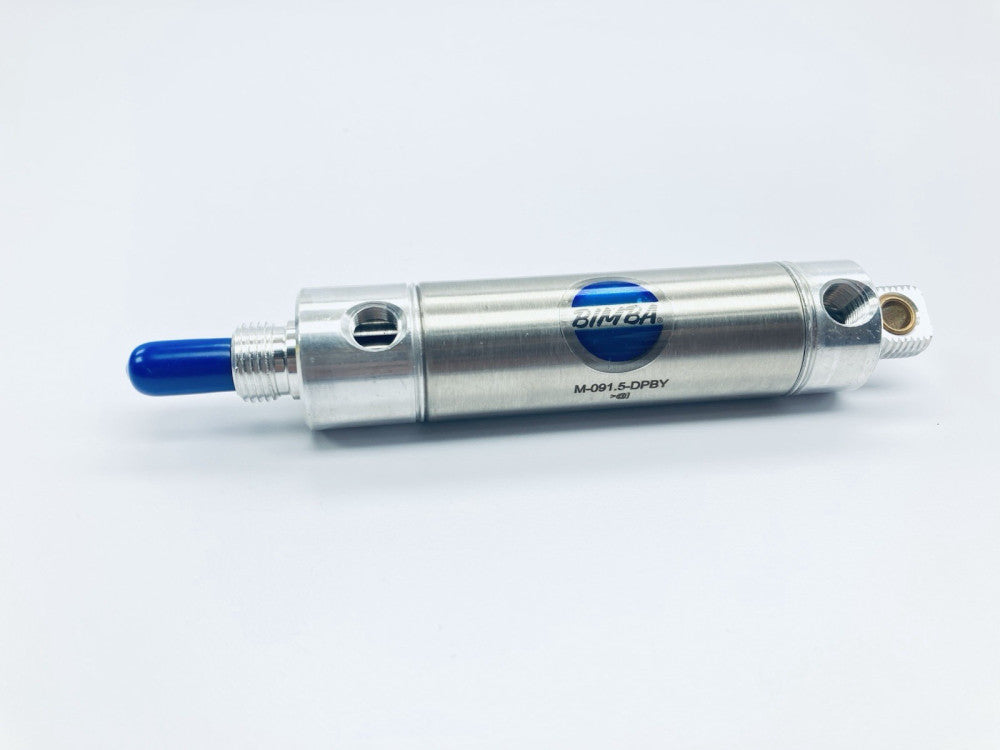 BIMBA M-091.5-DPBY Pneumatic Cylinder 1-1/2"-Stroke 1-1/16"-Bore 5/16-24-Thread