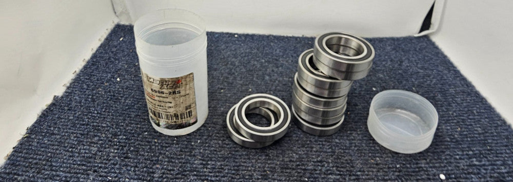 (QTY 10) MAPLE ACE 6906-2RS CN422HS Ball Bearing Rubber Sealed 30x47x9mm