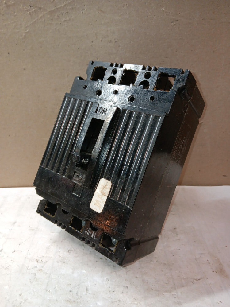 GE TEF134040 CIRCUIT BREAKER 40 AMP 3 POLE 480 VAC