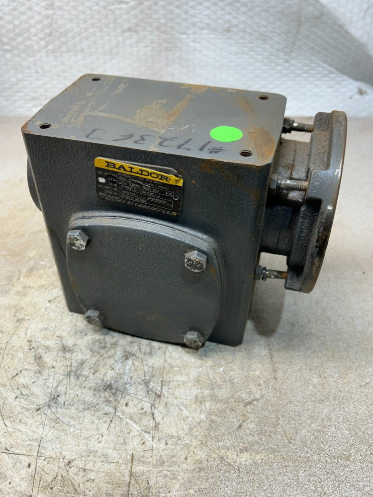 USED BALDOR GEAR REDUCER RATIO 30, HP .842, 1750RPM, F5-921G-30-80C-J