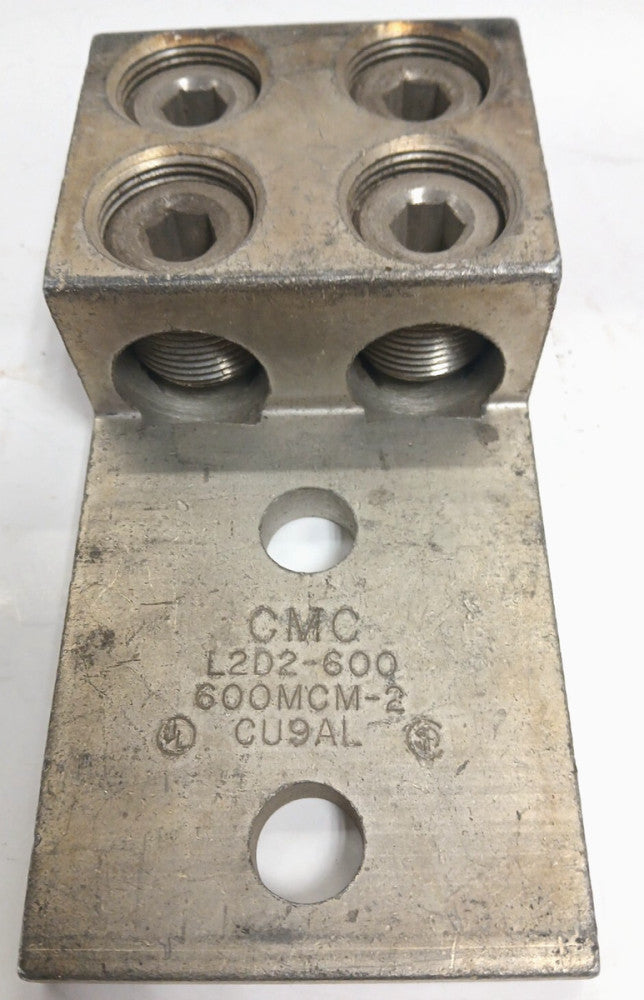 CMC L2D2-600 MULTI CONDUCTOR ALUMINUM MECHANICAL LUG 2 CONDUCTOR SOLDERLESS