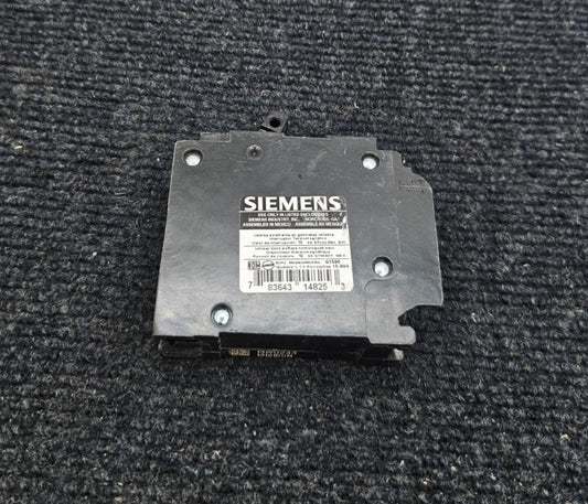 (QTY 2) Siemens Q1520: Duplex Circuit Breaker 15/20 Amp 120/240 V - Black