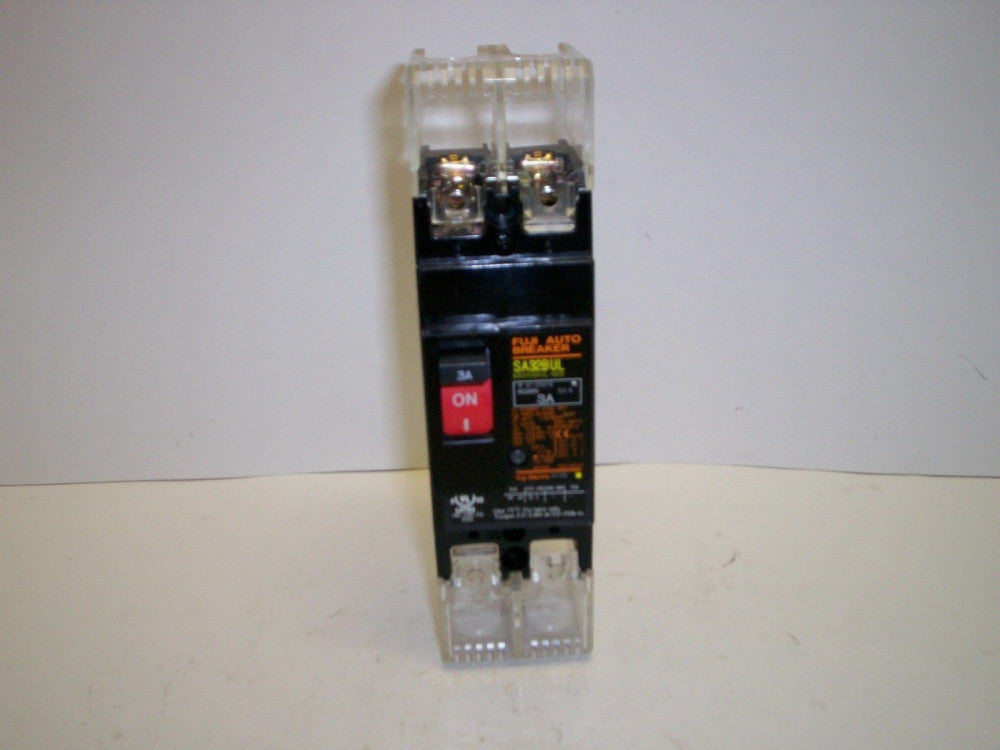 FUJI AUTO BREAKER SA32BUL-3 BB2ASBUL-003 3AMP MOLDED CASE CIRCUIT BREAKER 2 POLE