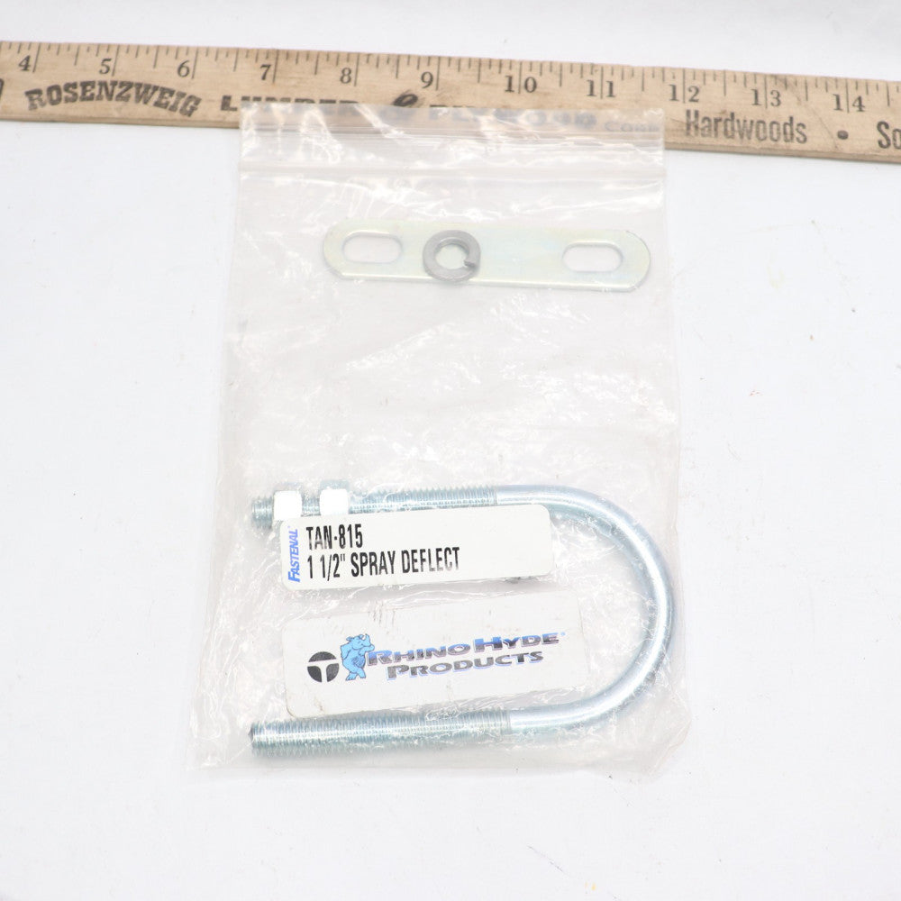 Fastenal U-Bolt with Saddle Bracket #385 Zinc Plated 1-1/2" TAN-815