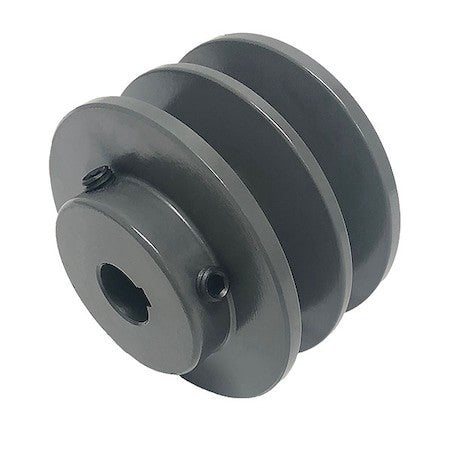 Zoro Select Ak124x7/8 7/8 In Fixed Bore 1 Groove V-Belt Pulley 12.25 In Od