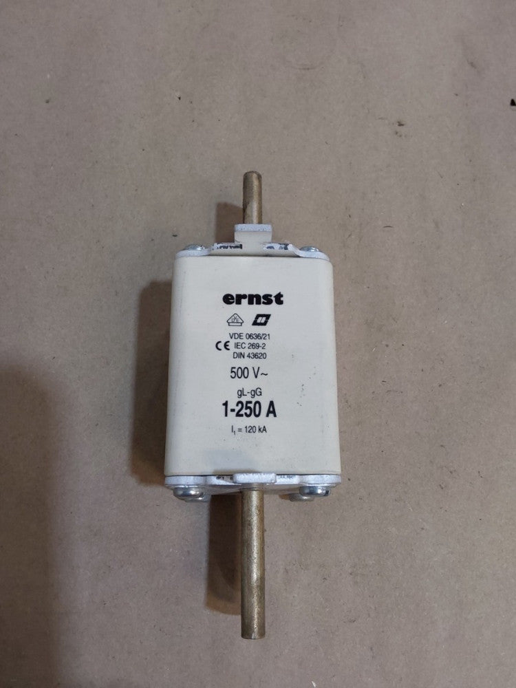 ERNST  NH Sicherungseinsatz 1-250A 500V DIN43620