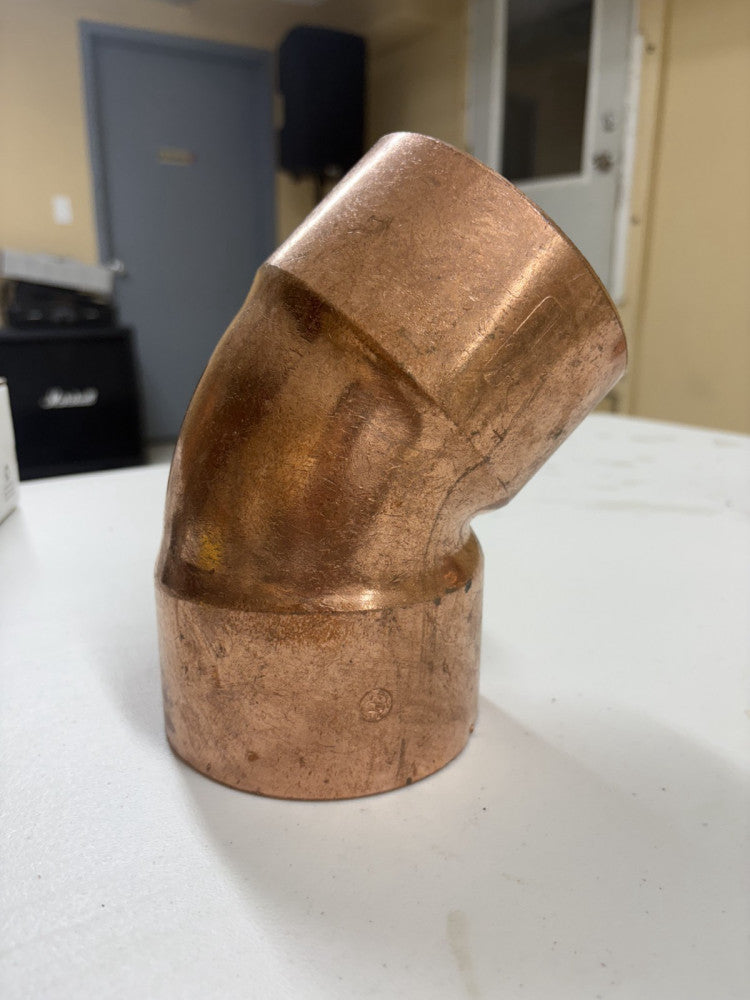 ELKHART, 4" FTG x Copper 45° Street Elbow