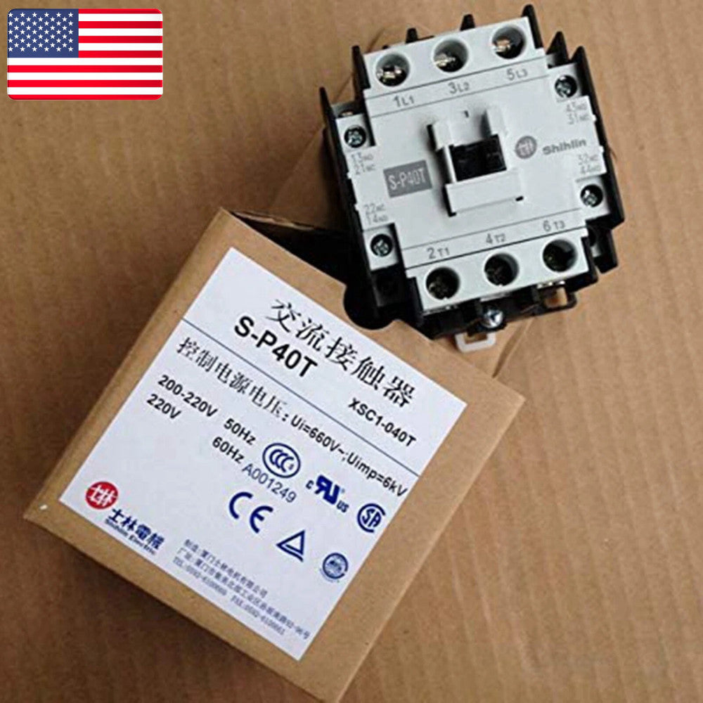 One Brand New SHIHLIN S-P40T AC Magnetic Contactor AC110V - US Stock