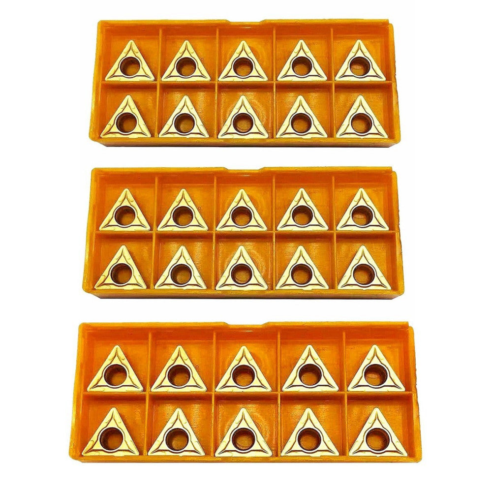 30PCS TCMT16T308 TCMT32.52 CNC Carbide Turning Insert Lathe Blades for Holder