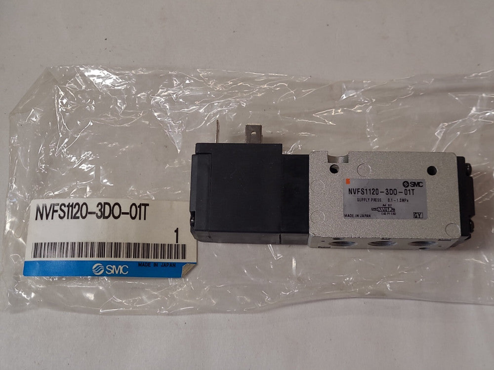 SMC Pneumatics NVFS1120-3DO-01T Solenoid Valve 1/8" FNPT 5 Port 110/120Vac