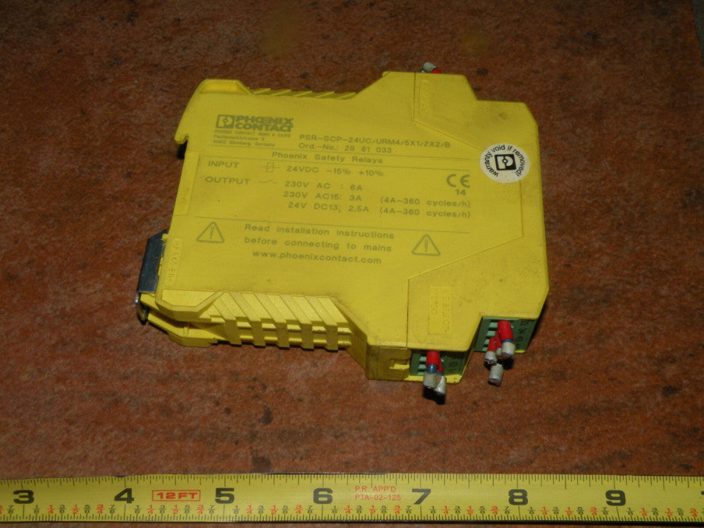 Phoenix Contact, 2981033 PSR-SCP- 24UC/URM4/5X1/2X2/B Extension Module