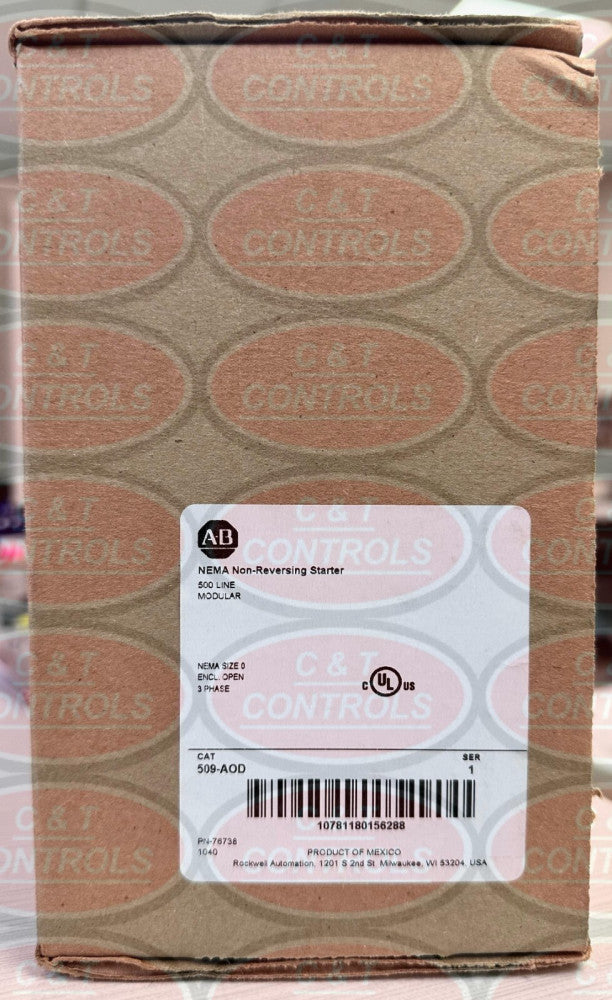Allen Bradley 509-AOD Size 0 120V Starter New In Box USA Stock
