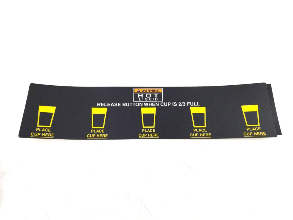 Bunn 28328.0009 Cup Placement Decal FMD-5