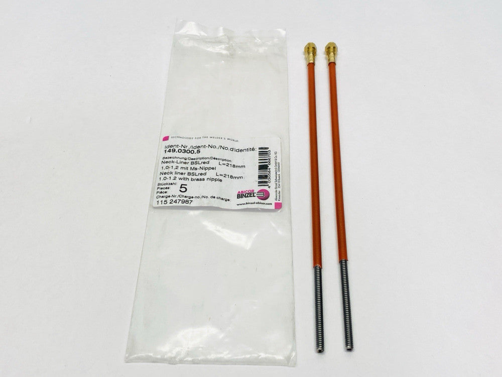 Abicor Binzel 149.0300.5 Neck Liner BSLred LOT OF 2