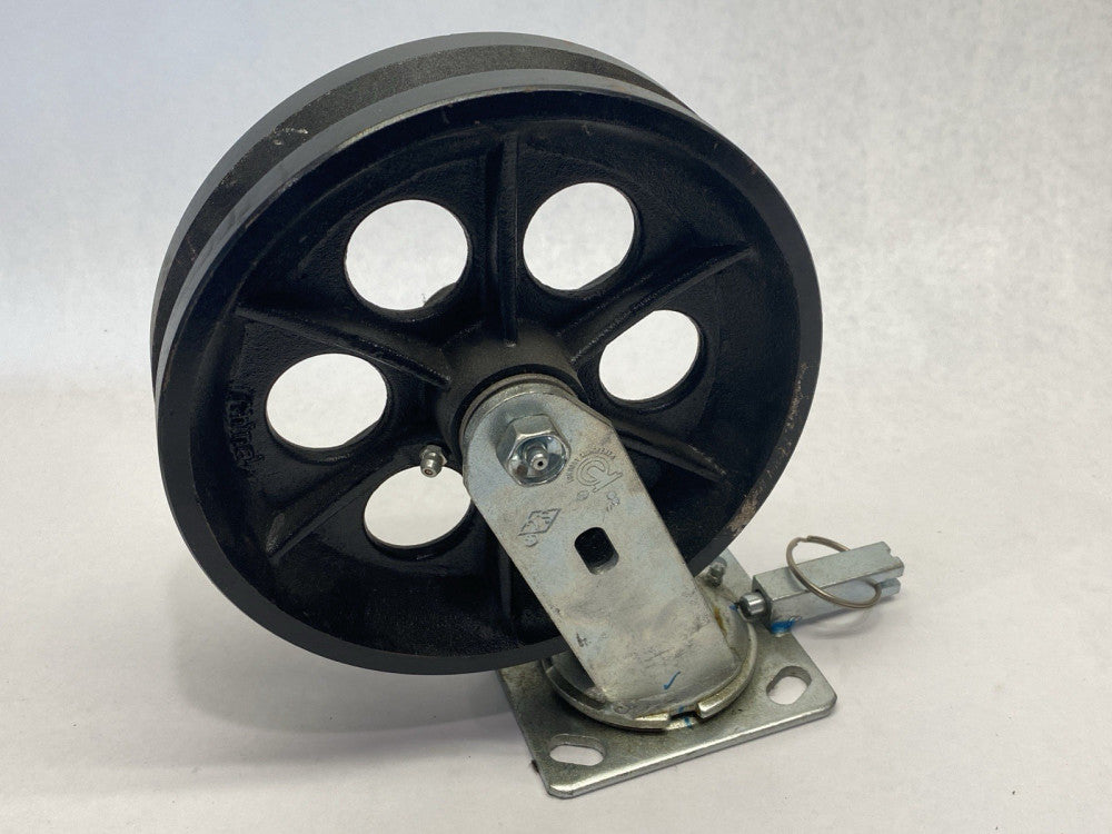 Were Always Around Heavy Duty Caster 8" Cast Iron Locking Swivel