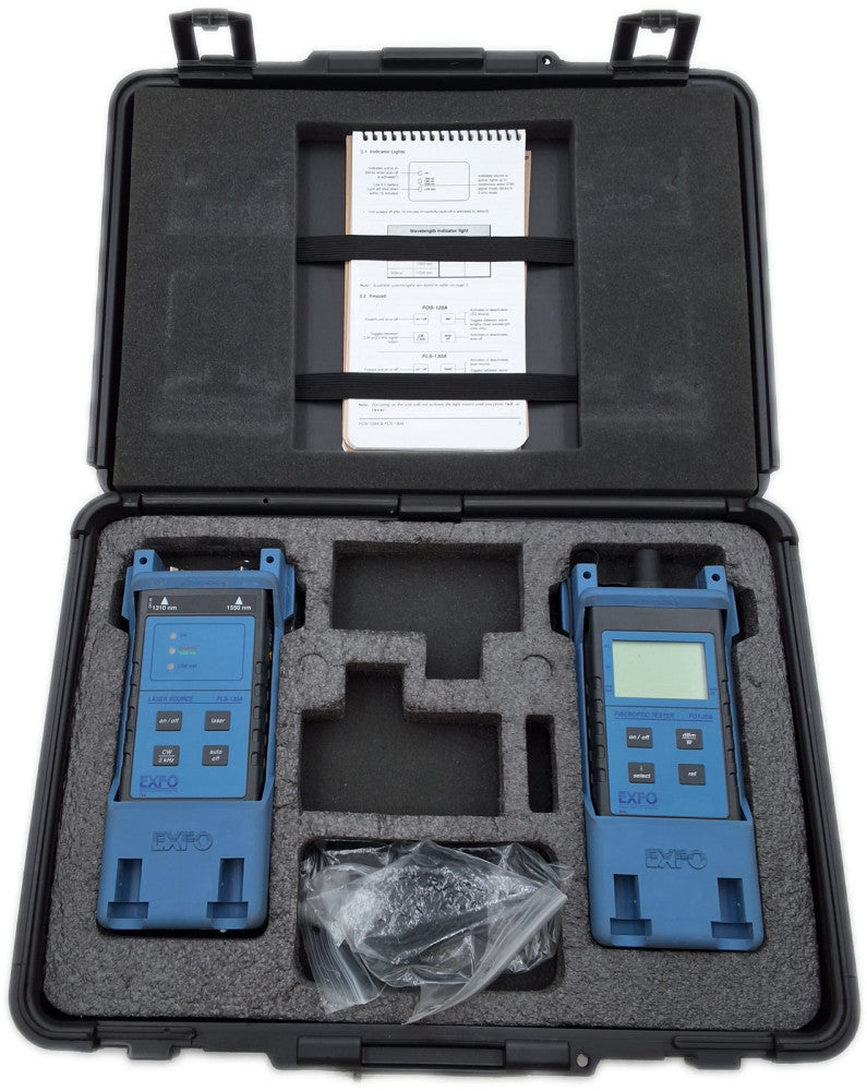 Fiber Optic Tester Laser Source Kit FOT-20A FLS-130A w/Case