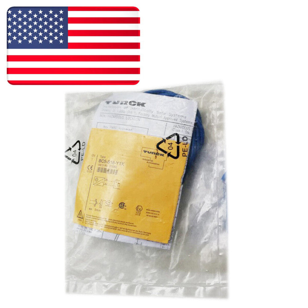 New In Bag Turck BC5-S18-Y1X Capacitive Sensor, 5mm US Stock