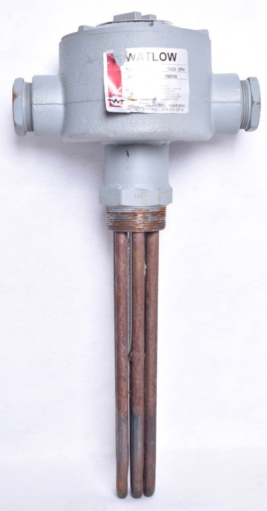 Watlow Immersion Tank Heater 460V 1500W 1409  7-41-75-200