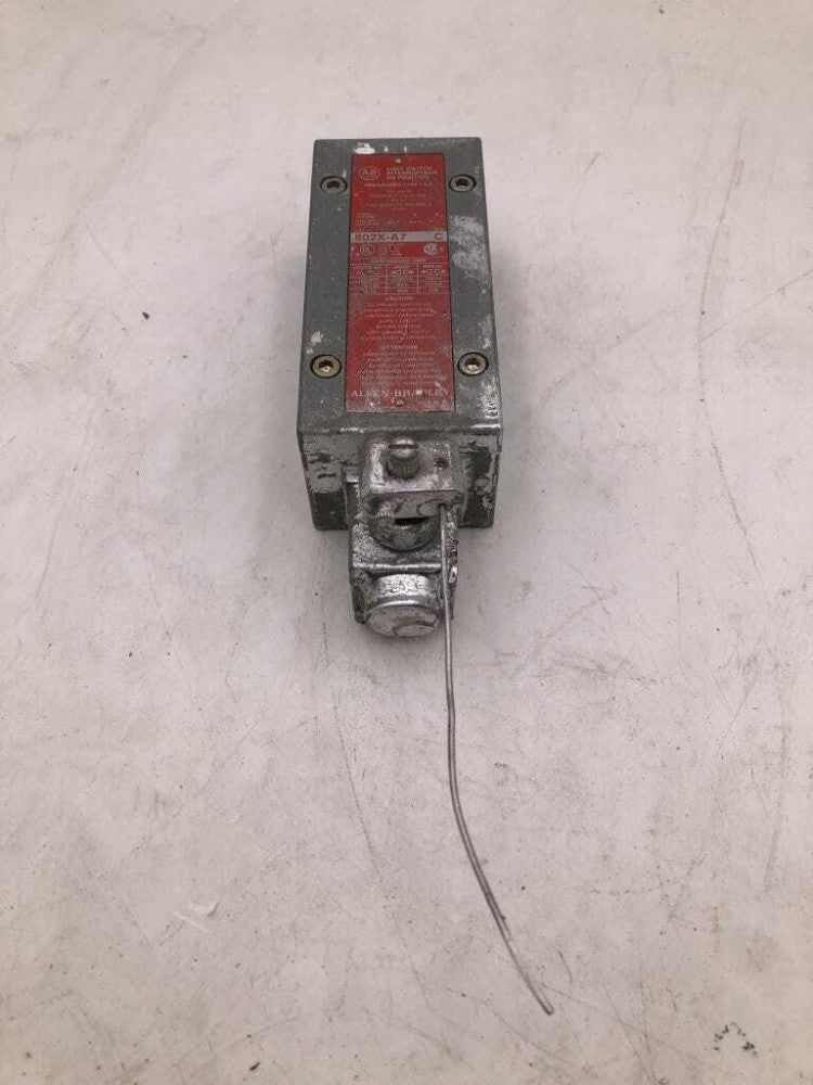 Allen Bradley 802X-A7 Watertight Limit Switch,Hazardous Location,Full Switch