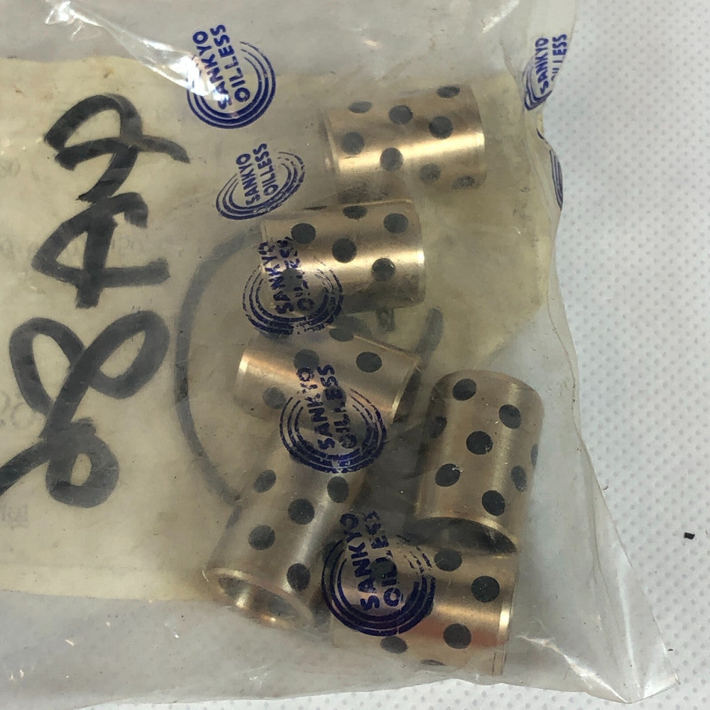 Sanyo Oilless Bushing Bearing SOB 10 x 14x 20mm  (lot of 6)