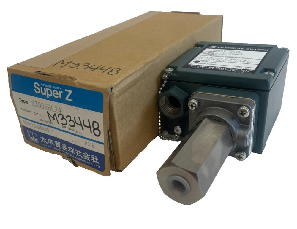 NEW TAIHEI SZ035BL24 PRESSURE SWITCH 24V