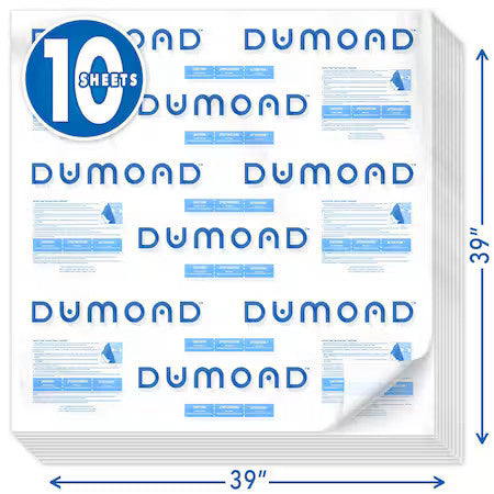 Dumond 1024 Peel Away Laminated Paper, 10 Sheet X39 Inchs, Pk10
